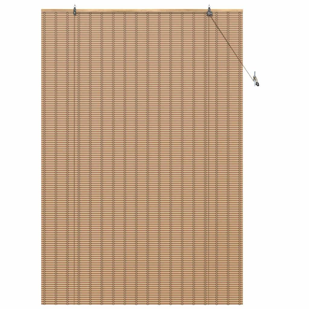 vidaXL Fensterjalousien & -schatten Hellbraun 150 x 220 cm Bambus