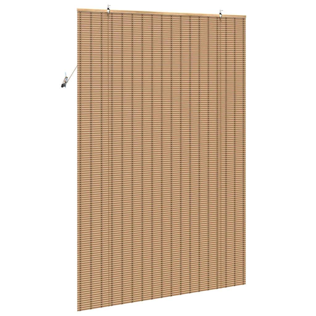 vidaXL Fensterjalousien & -schatten Hellbraun 150 x 220 cm Bambus