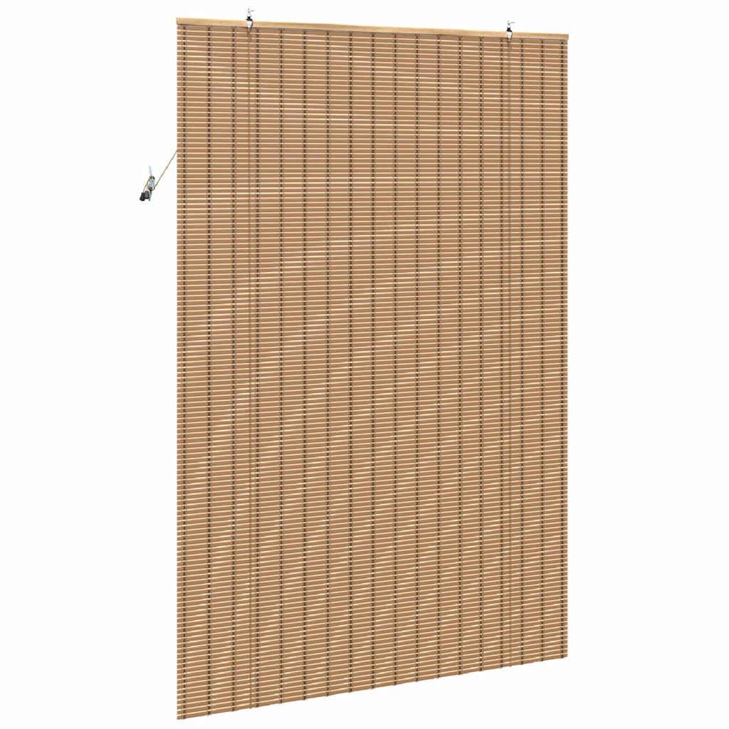vidaXL Fensterjalousien & -schatten Hellbraun 150 x 220 cm Bambus