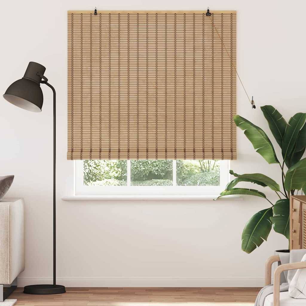 vidaXL Fensterjalousien & -schatten Hellbraun 150 x 220 cm Bambus