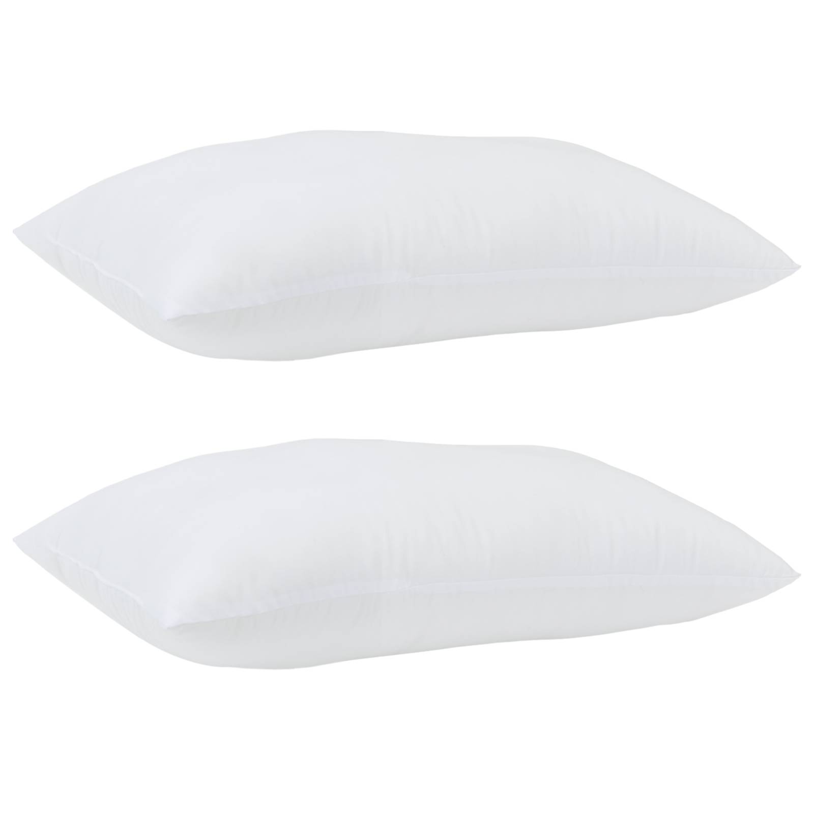 vidaXL Kissen 2 pcs Weiß 60 x 80 cm 85gsm 100% Polyester