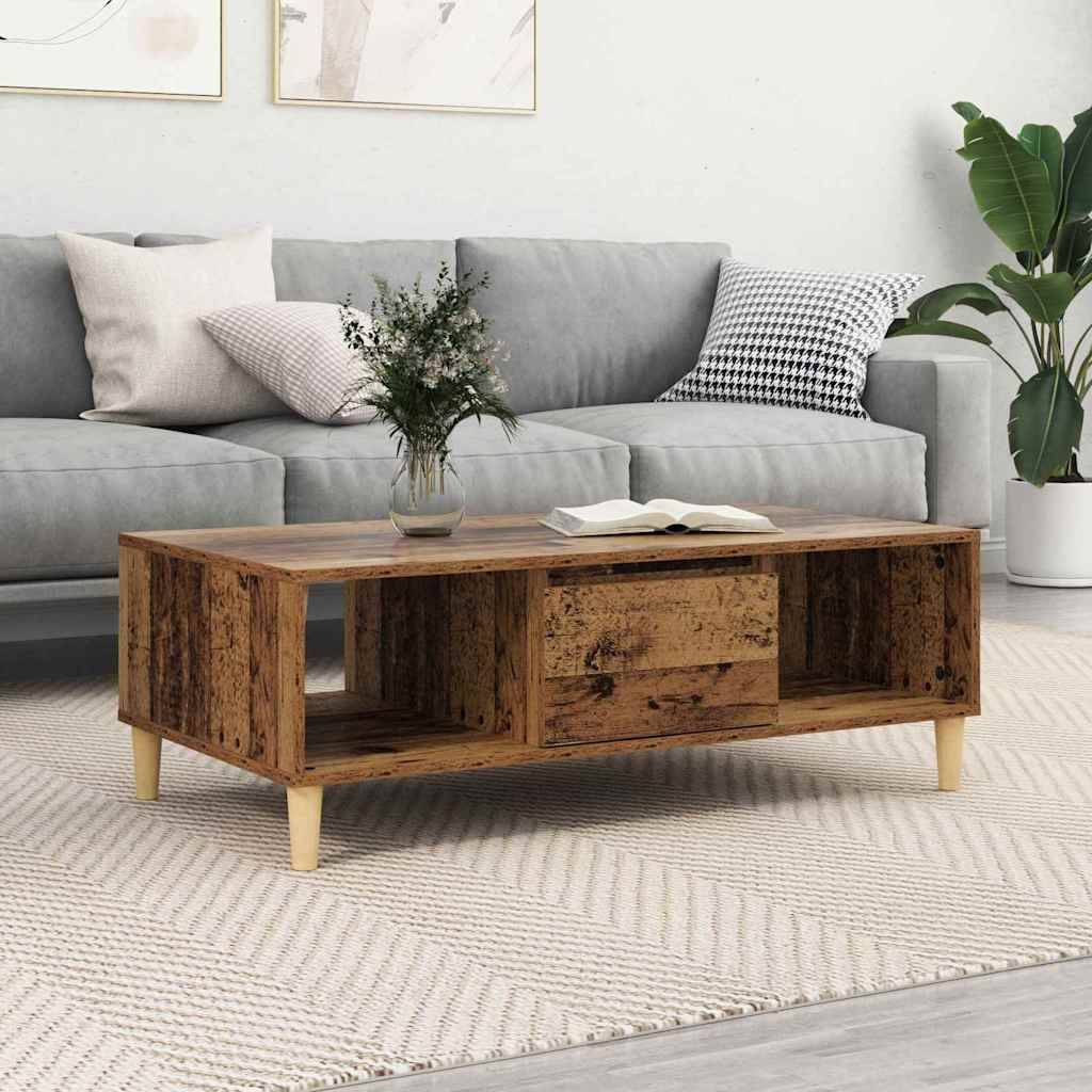 vidaXL mit Speicher mit Tür Altholz 103,5 x 60 x 35 cm Holzwerkstoff