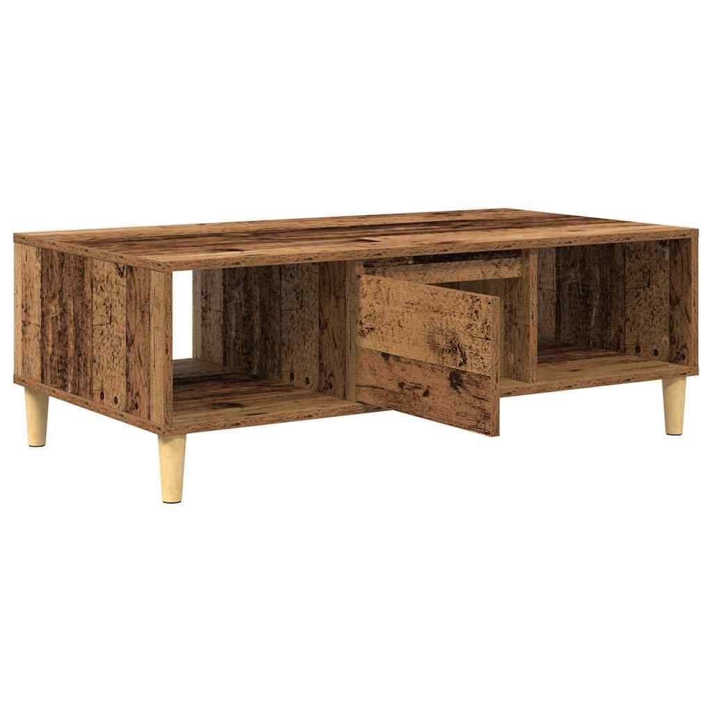 vidaXL mit Speicher mit Tür Altholz 103,5 x 60 x 35 cm Holzwerkstoff