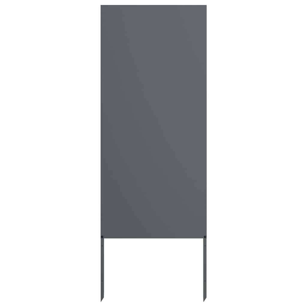 vidaXL Garten dekoratives Panel Anthrazit 50 x 140 cm