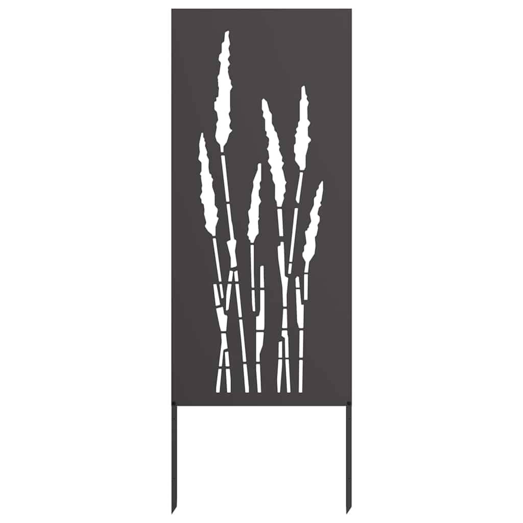 vidaXL Garten dekoratives Panel Schwarz 50 x 140 cm