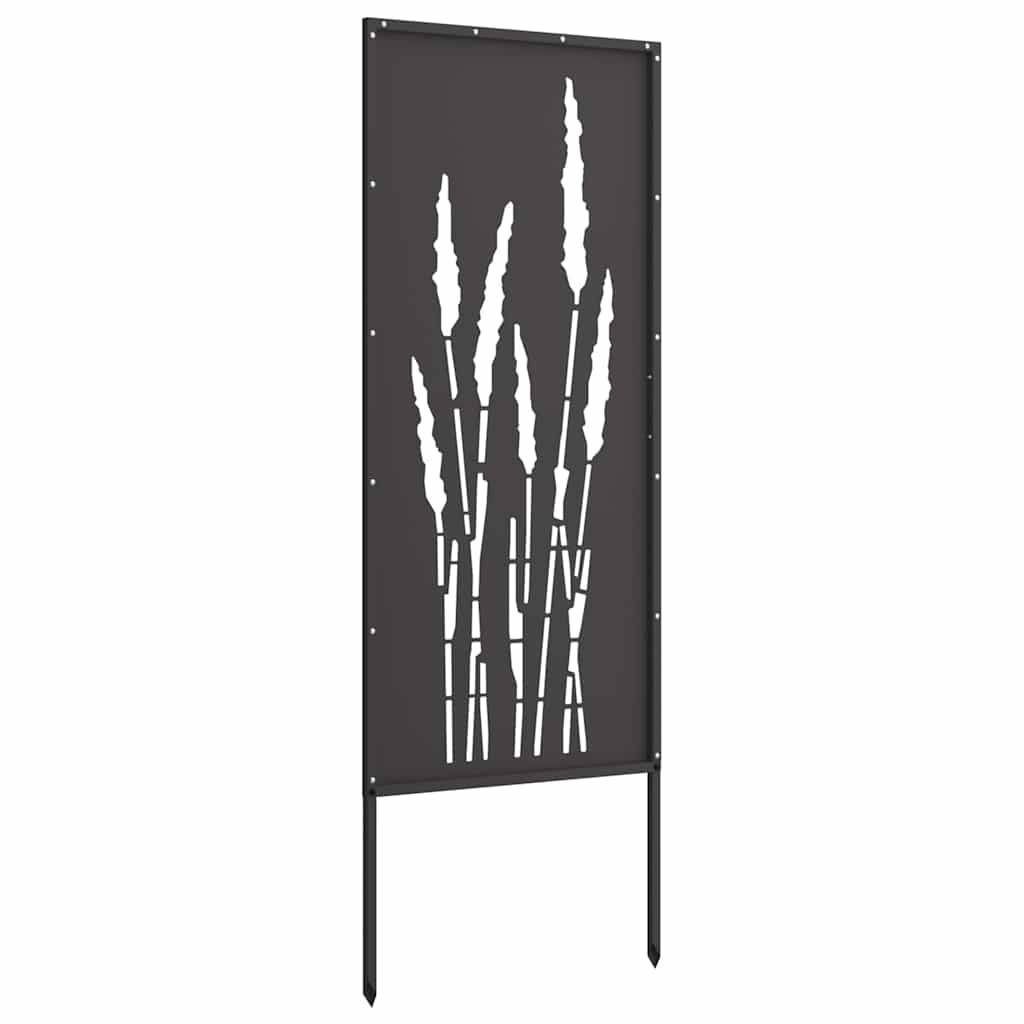 vidaXL Garten dekoratives Panel Schwarz 50 x 140 cm