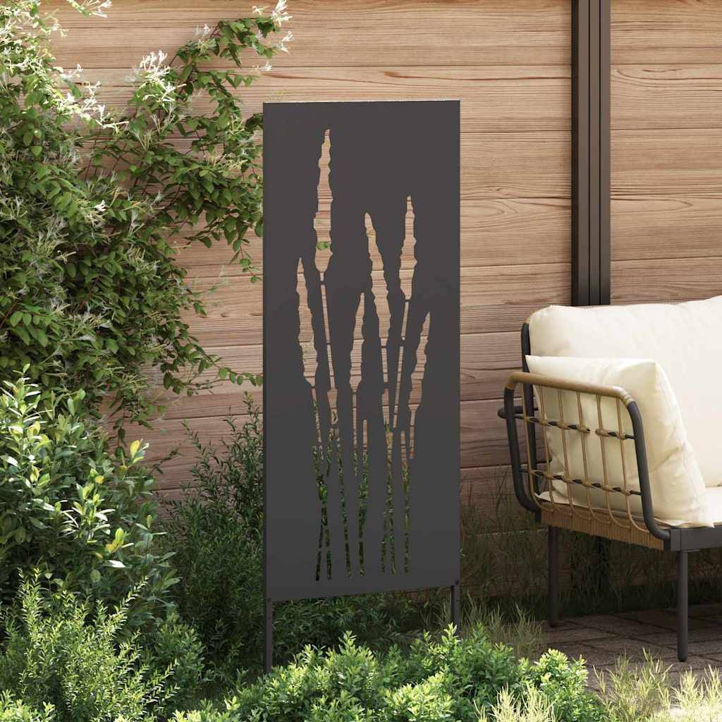 vidaXL Garten dekoratives Panel Schwarz 50 x 140 cm