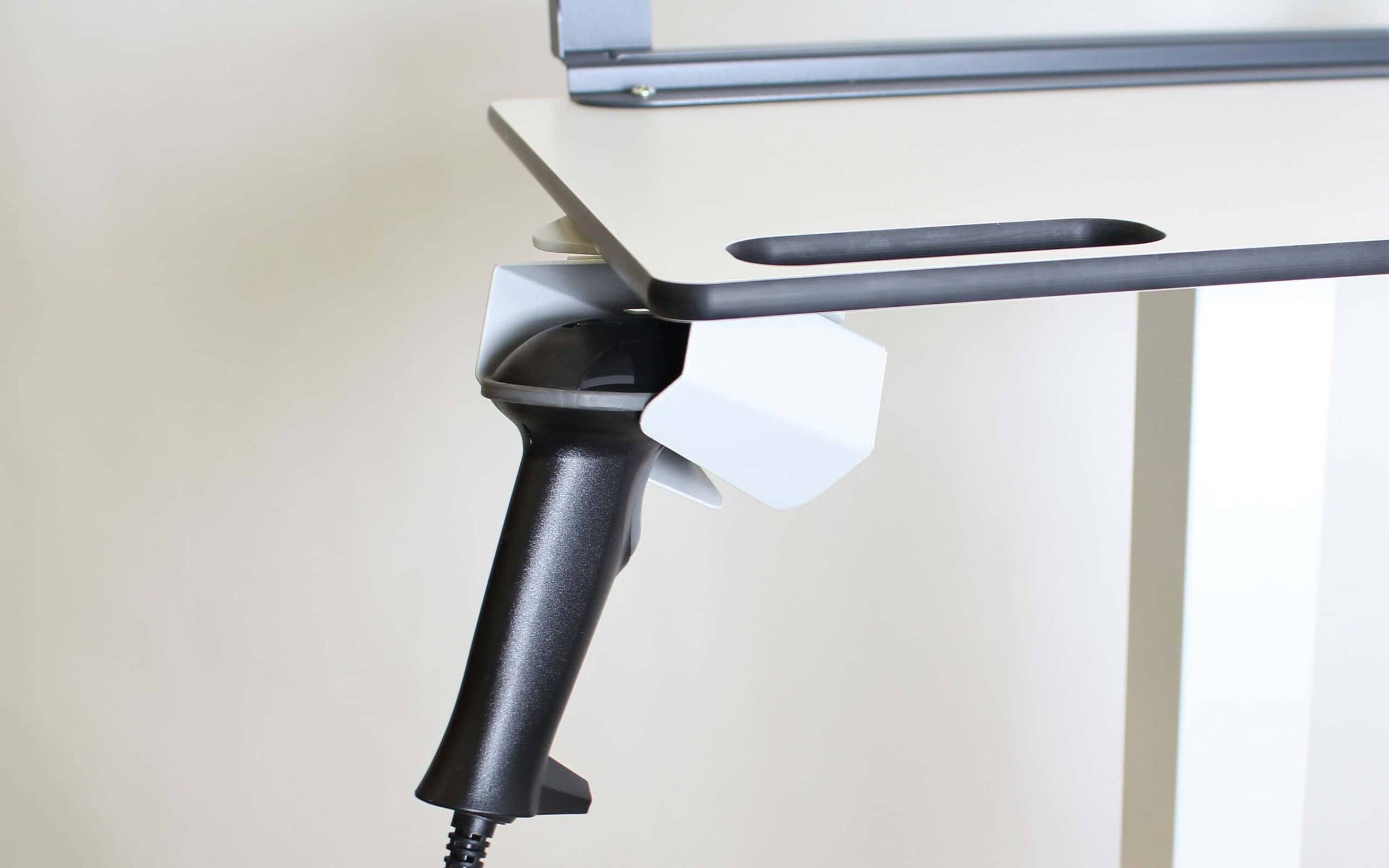 Smart Barcodescanner Halterung für mobile Schreibtische und Arbeitsplätze