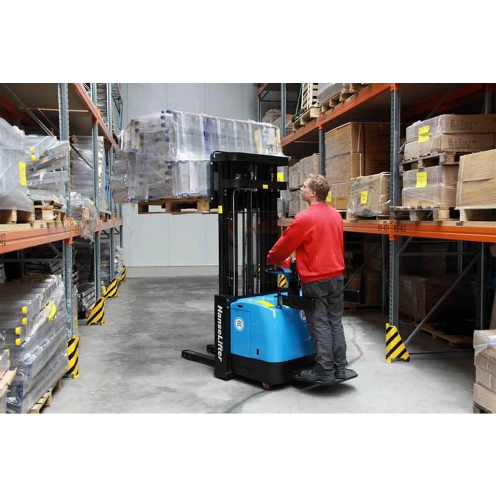 HanseLifter Deichselstapler E-DHD-S1633PL Duplexmast max. Hubhöhe 3300 mm Tragfähigkeit 1600 kg