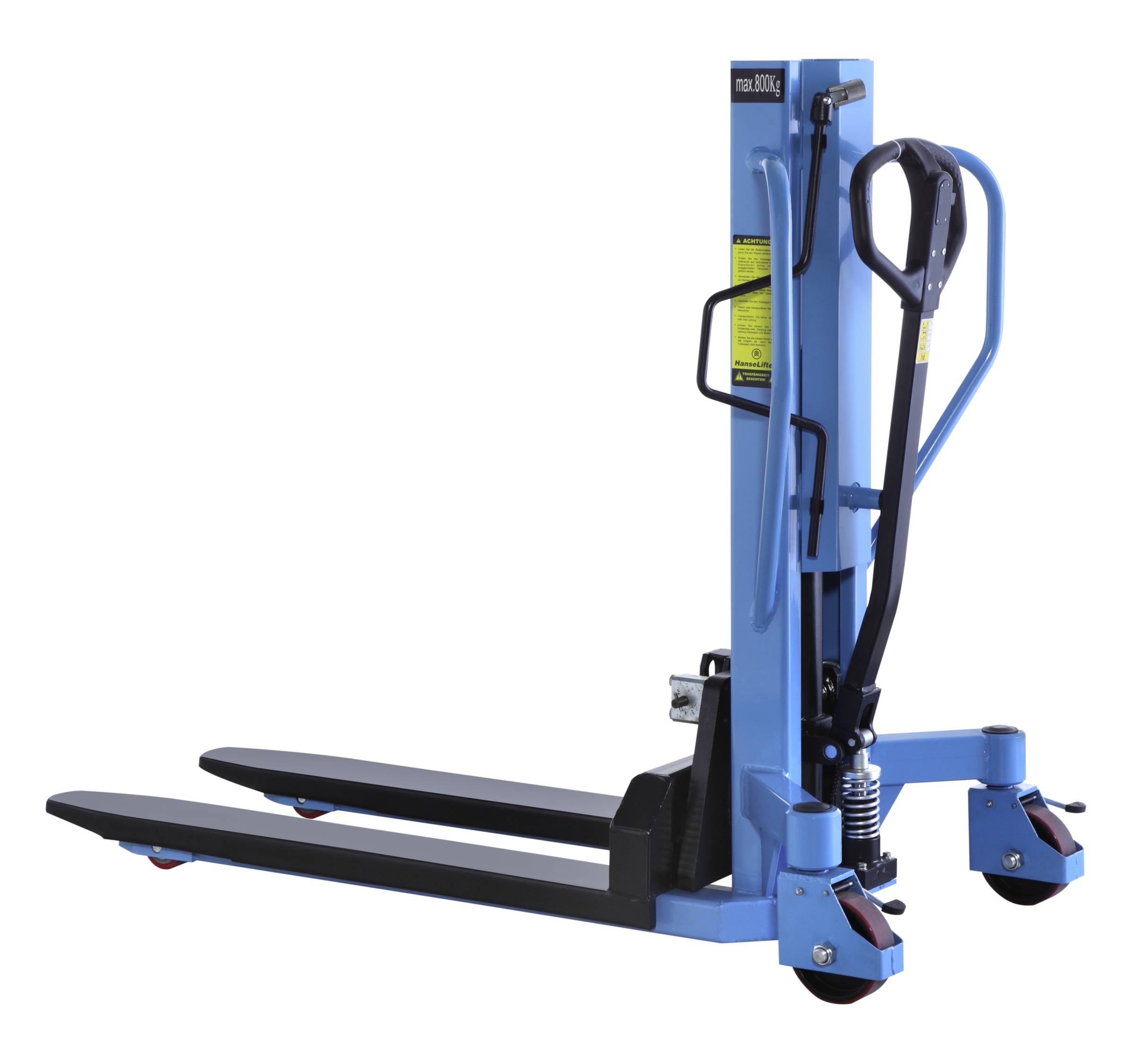 Hanselifter Hochhubwagen PHK0809 mit Kippfunktion Hubhöhe 900mm Tragkraft 800kg