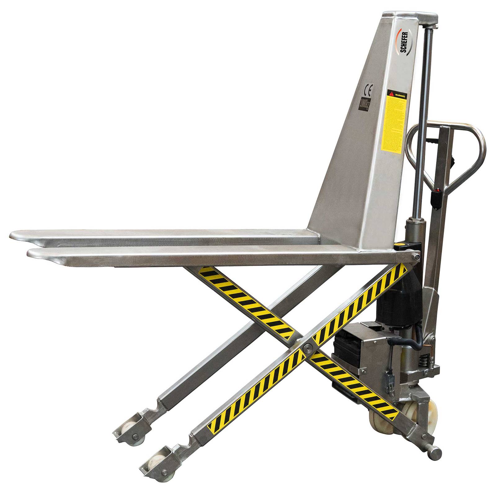 Schefer El.-Scherenhubwagen Edelstahl Premium 10E