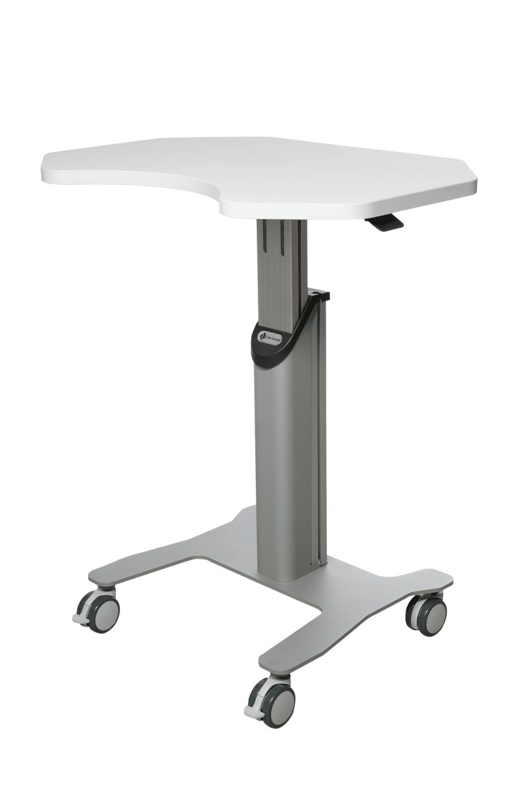 Höhenverstellbarer mobiler Schreibtisch SMART 800 Ergo Desk HELLGRAU