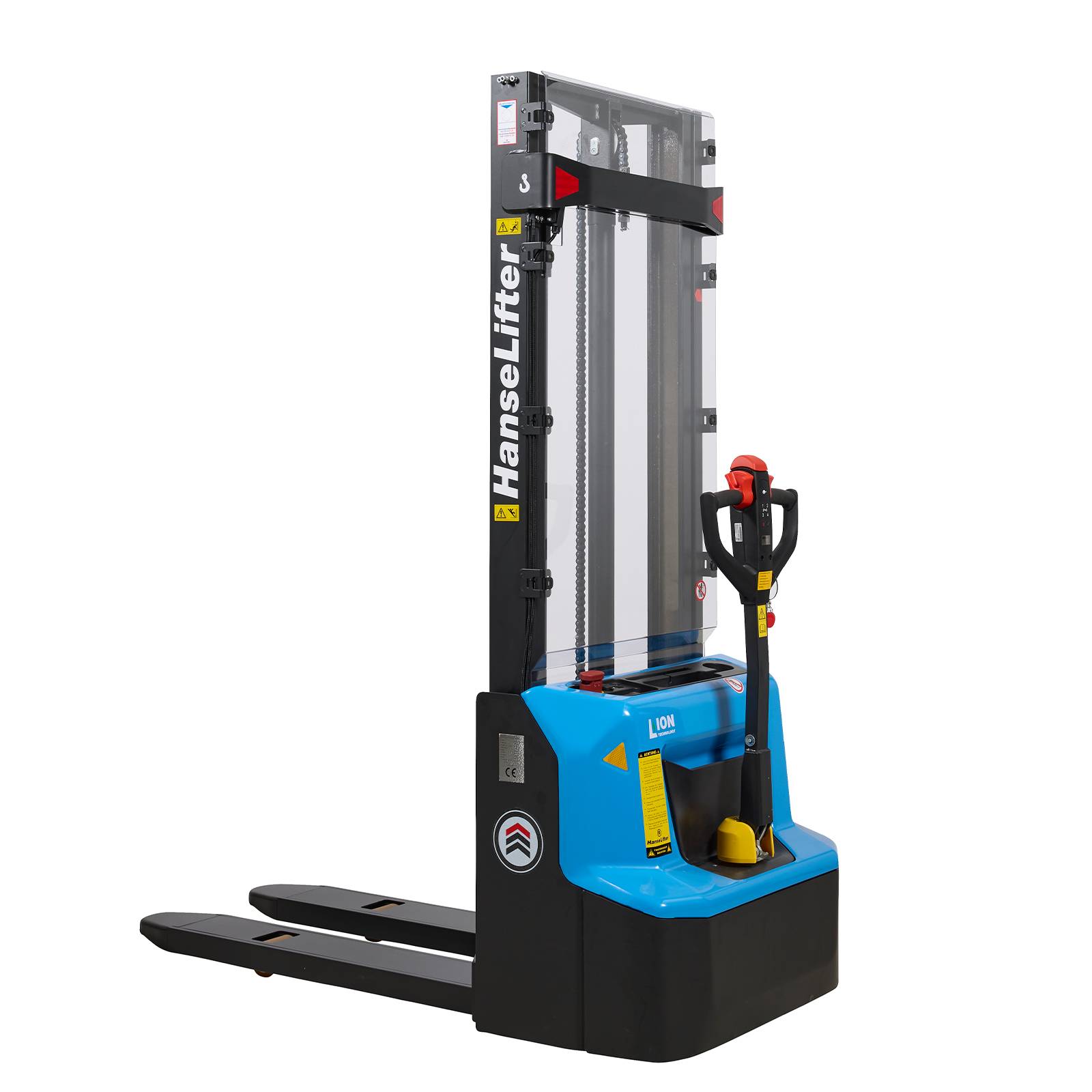 HanseLifter Deichselstapler Easy-DH1232-Li max. Hubhöhe 3200 mm Tragfähigkeit 1200 kg