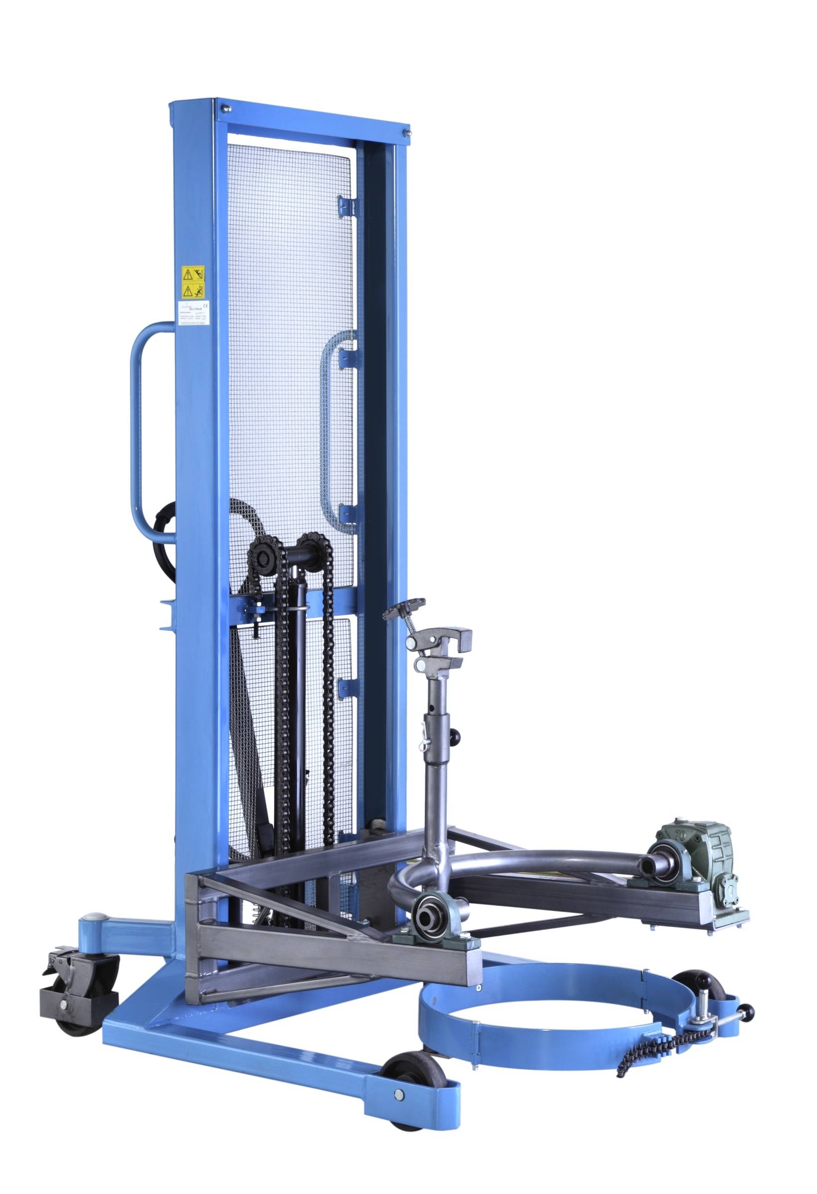 Hanselifter Fasswender SDJ-FW für 280l DIN Fässer Tragkraft 400kg Hubhöhe bis 1350mm