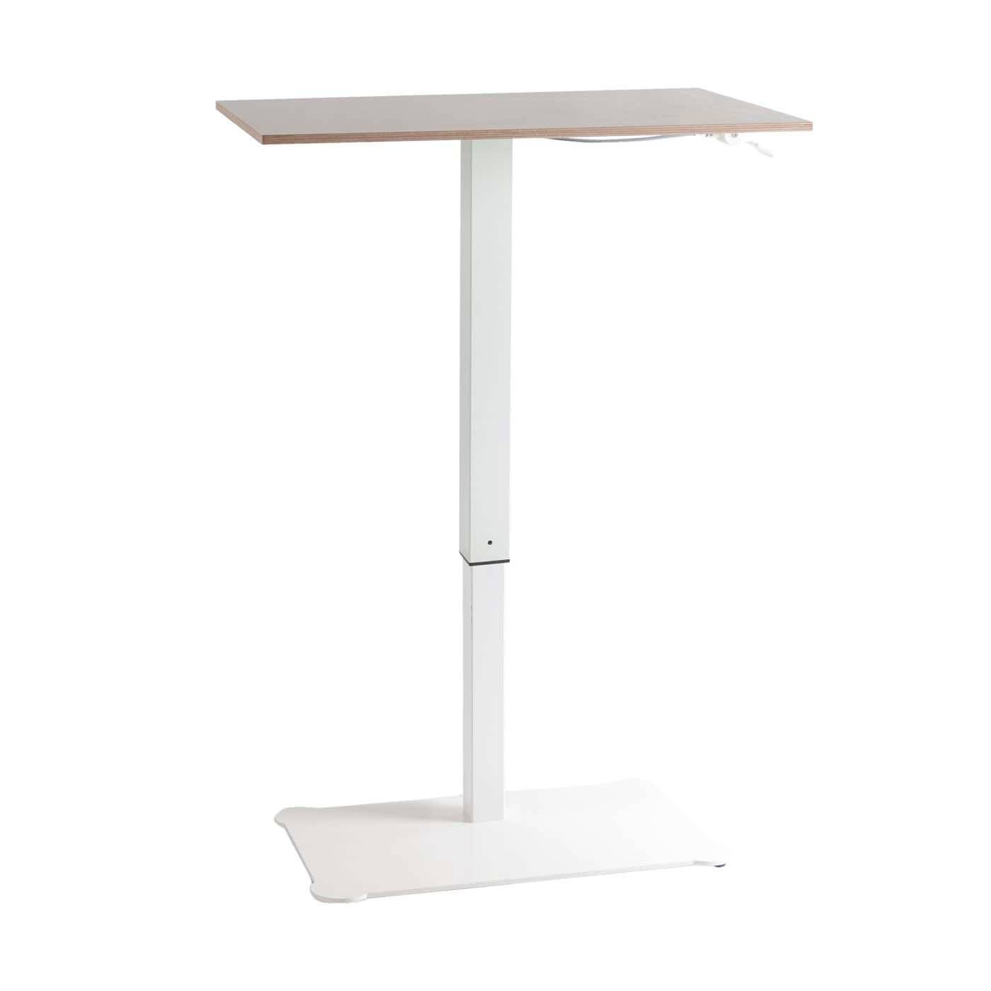 Mobiler Remote Arbeitsplatz Schreibtisch Smart 700 mit einfach bedienenden Hebemechanismus