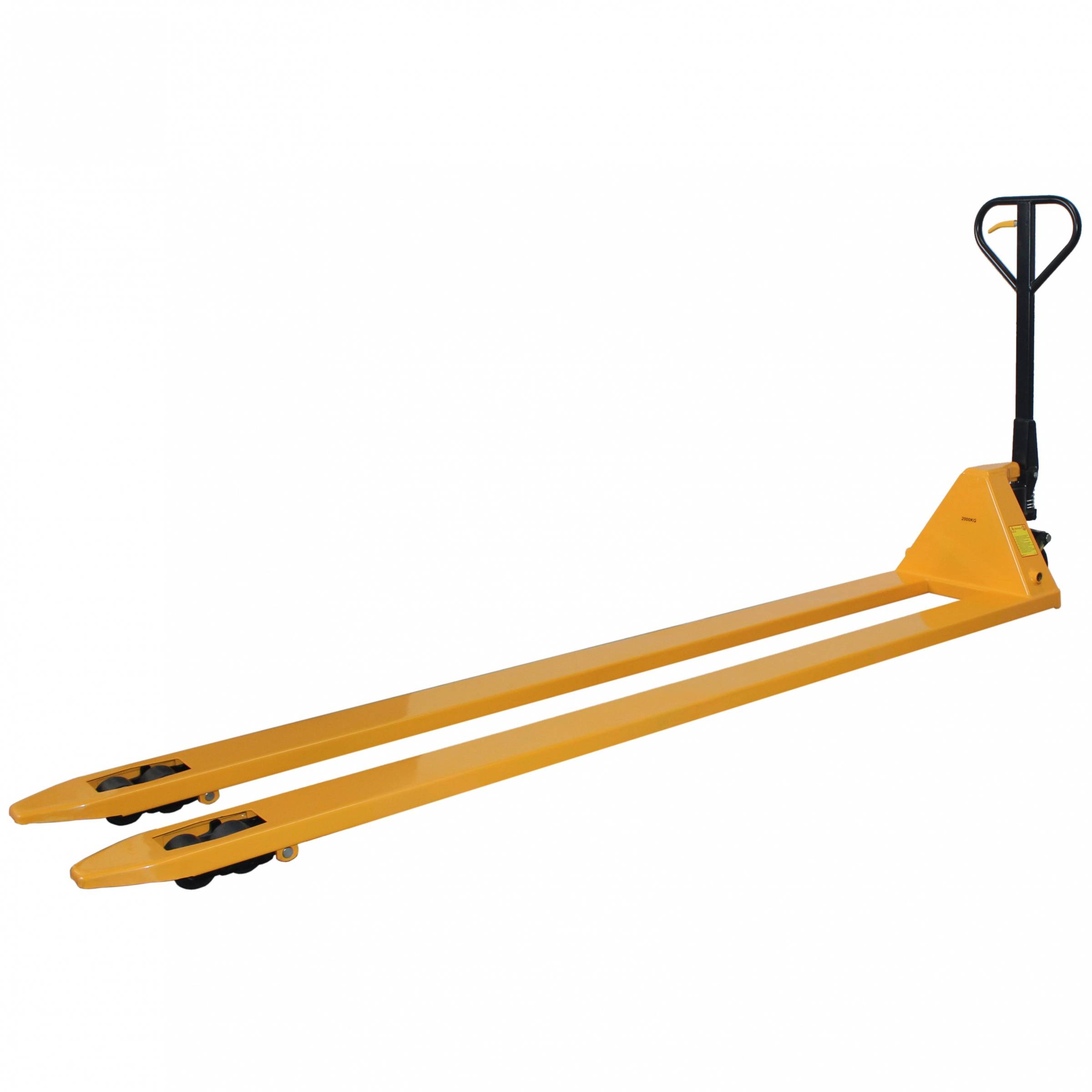 qteck Gabelhubwagen OSE-Serie PU/PU Tandem 2500mm Gabellänge 2000kg Hubkraft