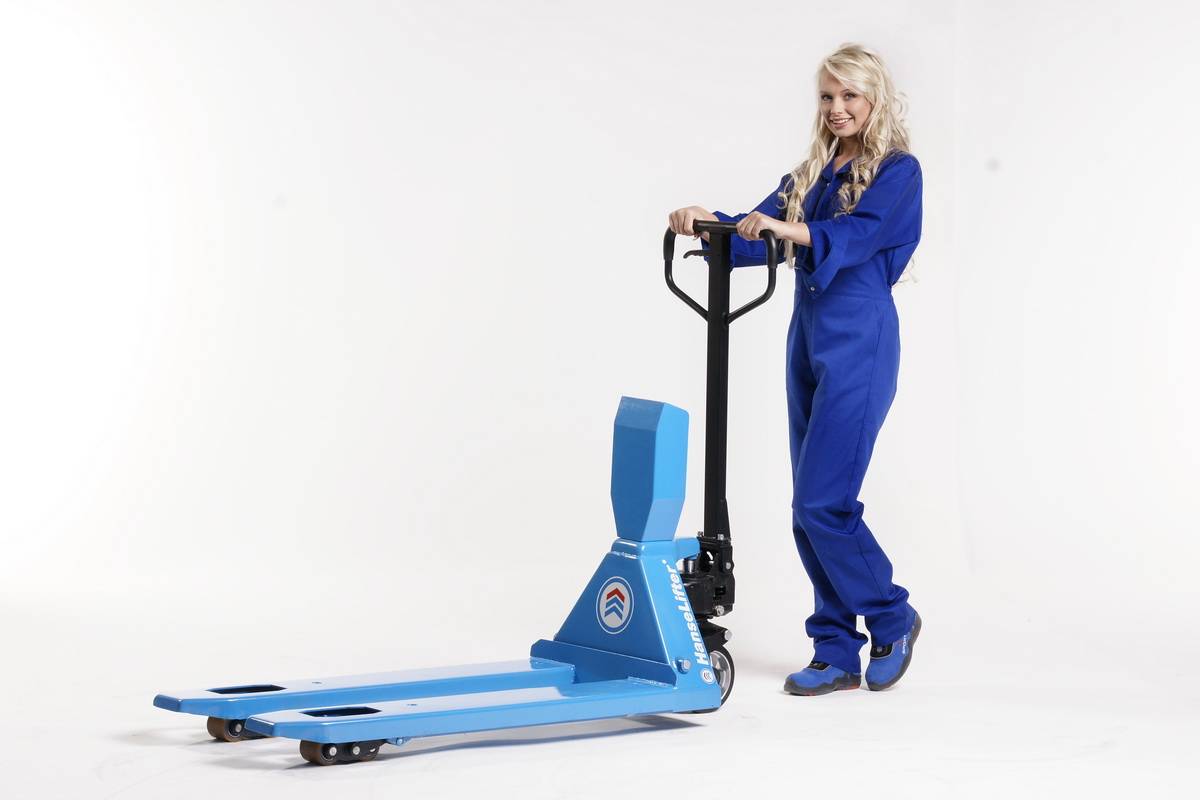 Hanselifter Waagehubwagen mit LCD-Display WHP-2000 Tragkraft 2000kg