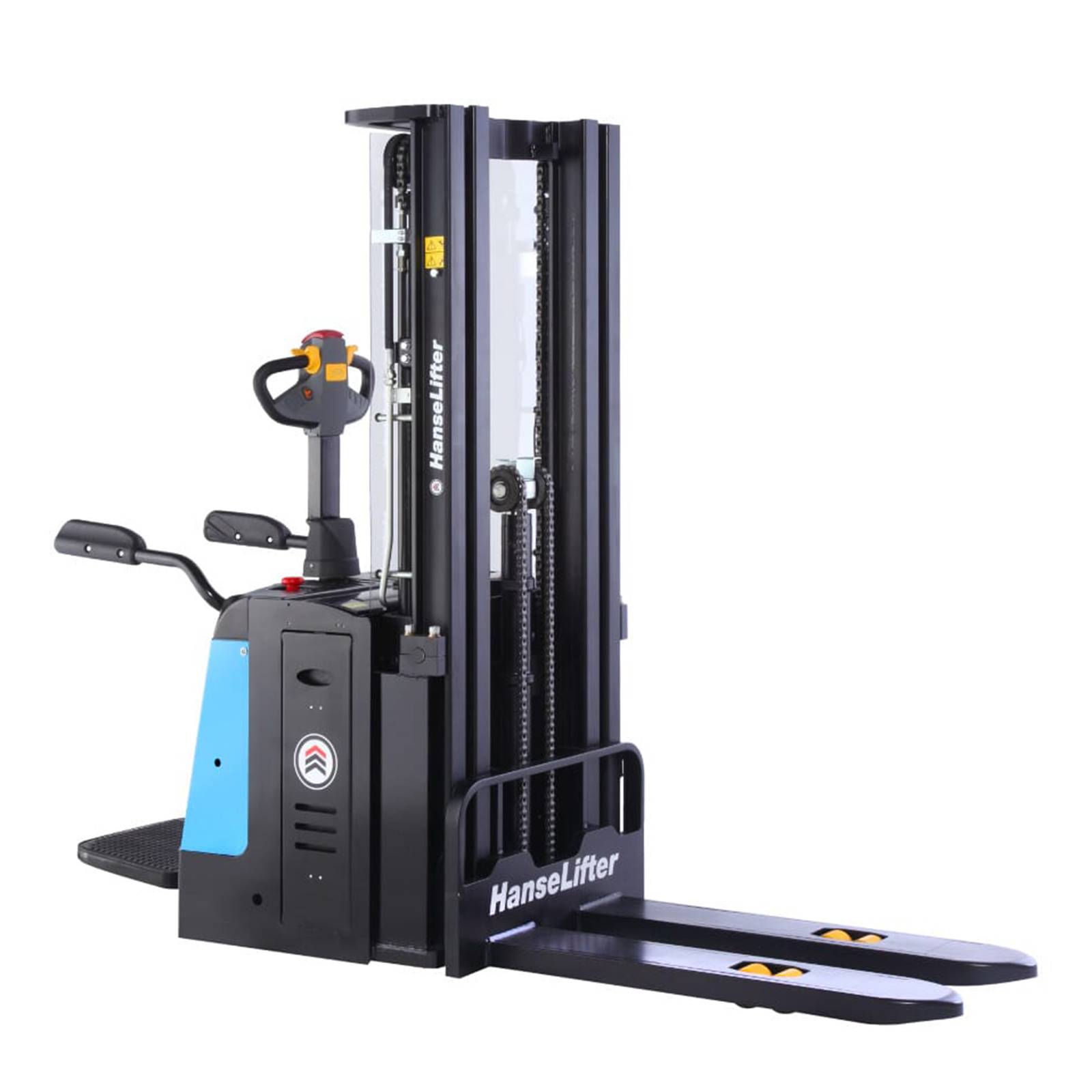 HanseLifter Deichselstapler E-DHT-S1645PL Triplexmast max. Hubhöhe 4500 mm Tragfähigkeit 1600 kg