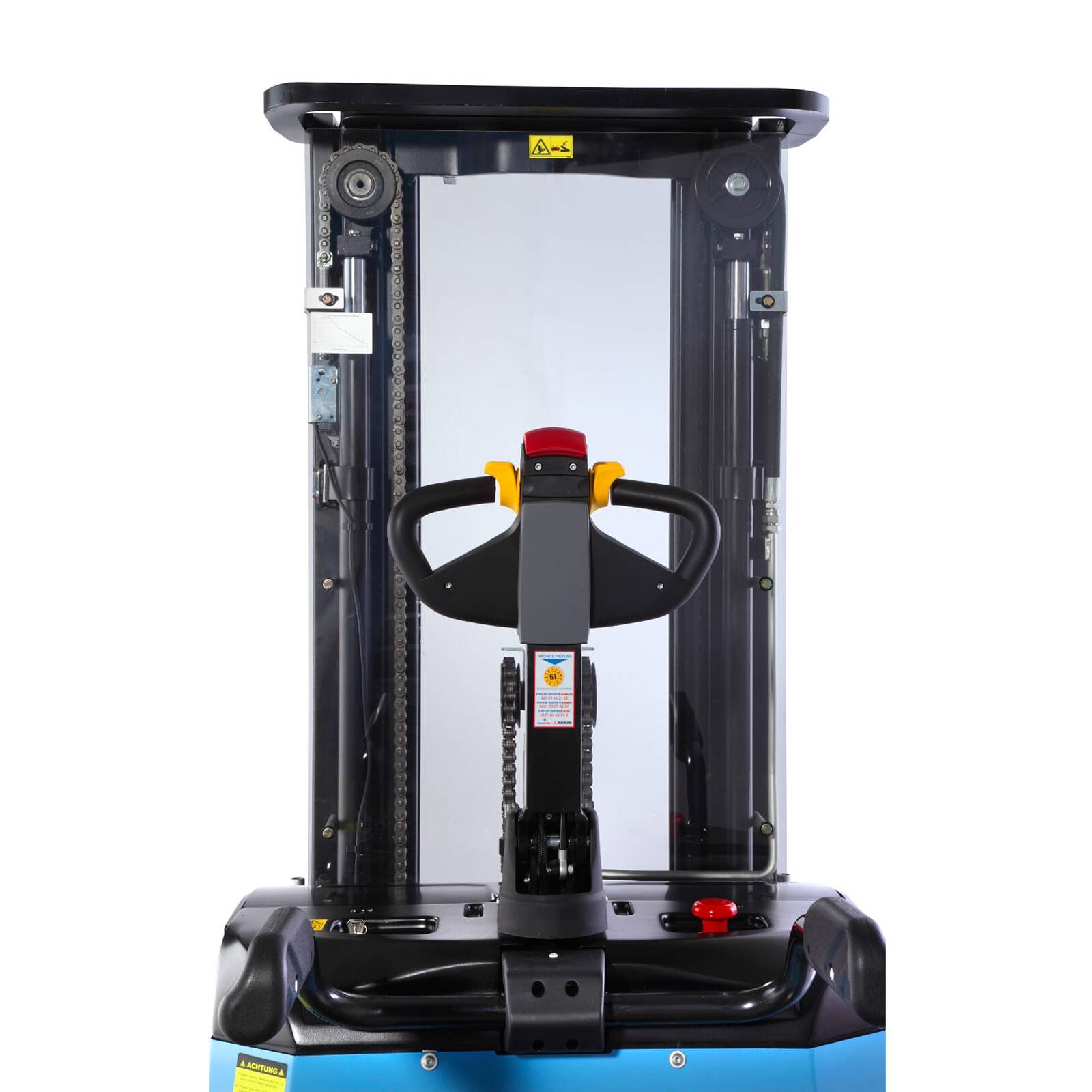 HanseLifter Deichselstapler E-DHT-S1645PL Triplexmast max. Hubhöhe 5000 mm Tragfähigkeit 1600 kg