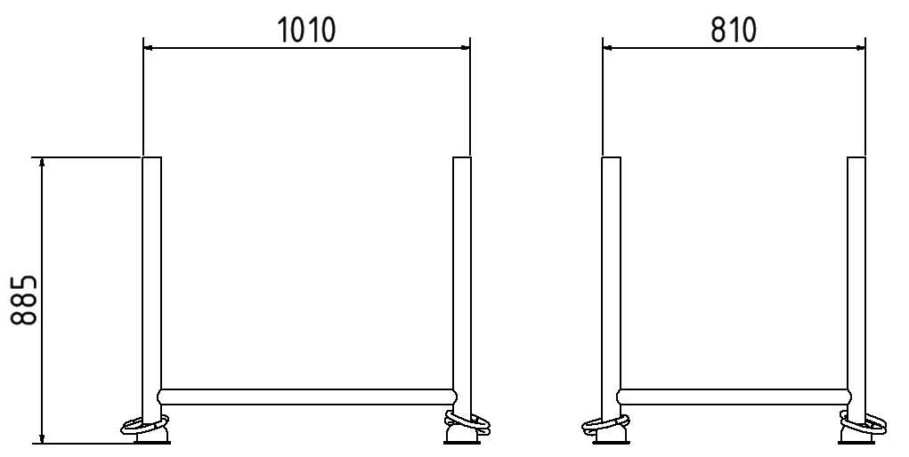 Schake 50102-0 Stapelpalette 0,90m x 0,70m x 0,70m verzinkt with closed hook
