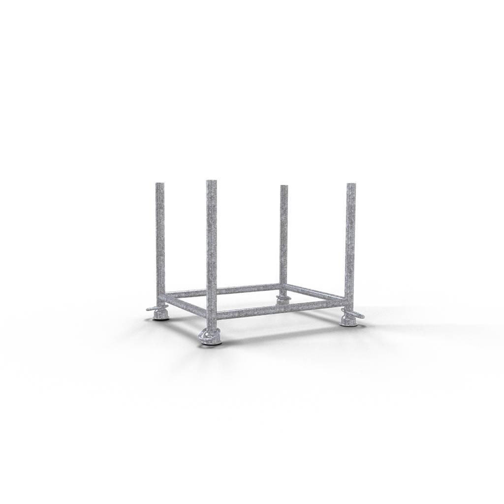 Schake 50102-0 Stapelpalette 0,90m x 0,70m x 0,70m verzinkt with closed hook