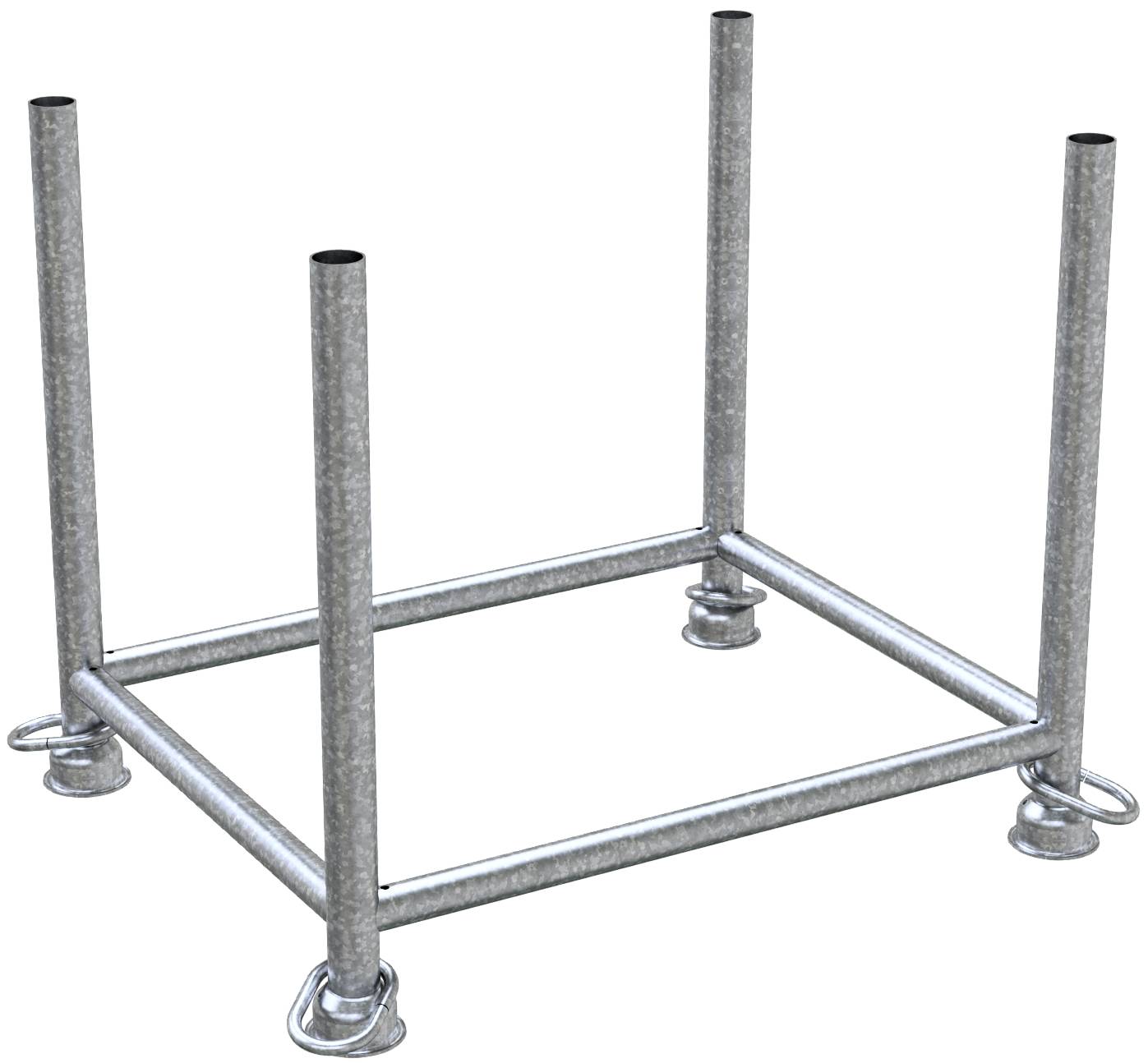 Schake 50102-0 Stapelpalette 0,90m x 0,70m x 0,70m verzinkt with closed hook
