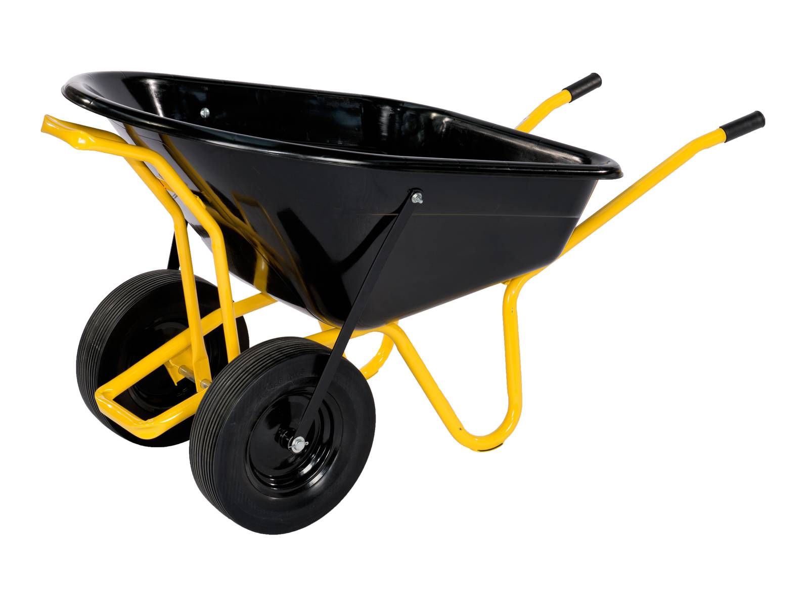 Pro-Bau-Tec Schubkarre Twin 160L Tiefbettmulde Tragkraft 200kg
