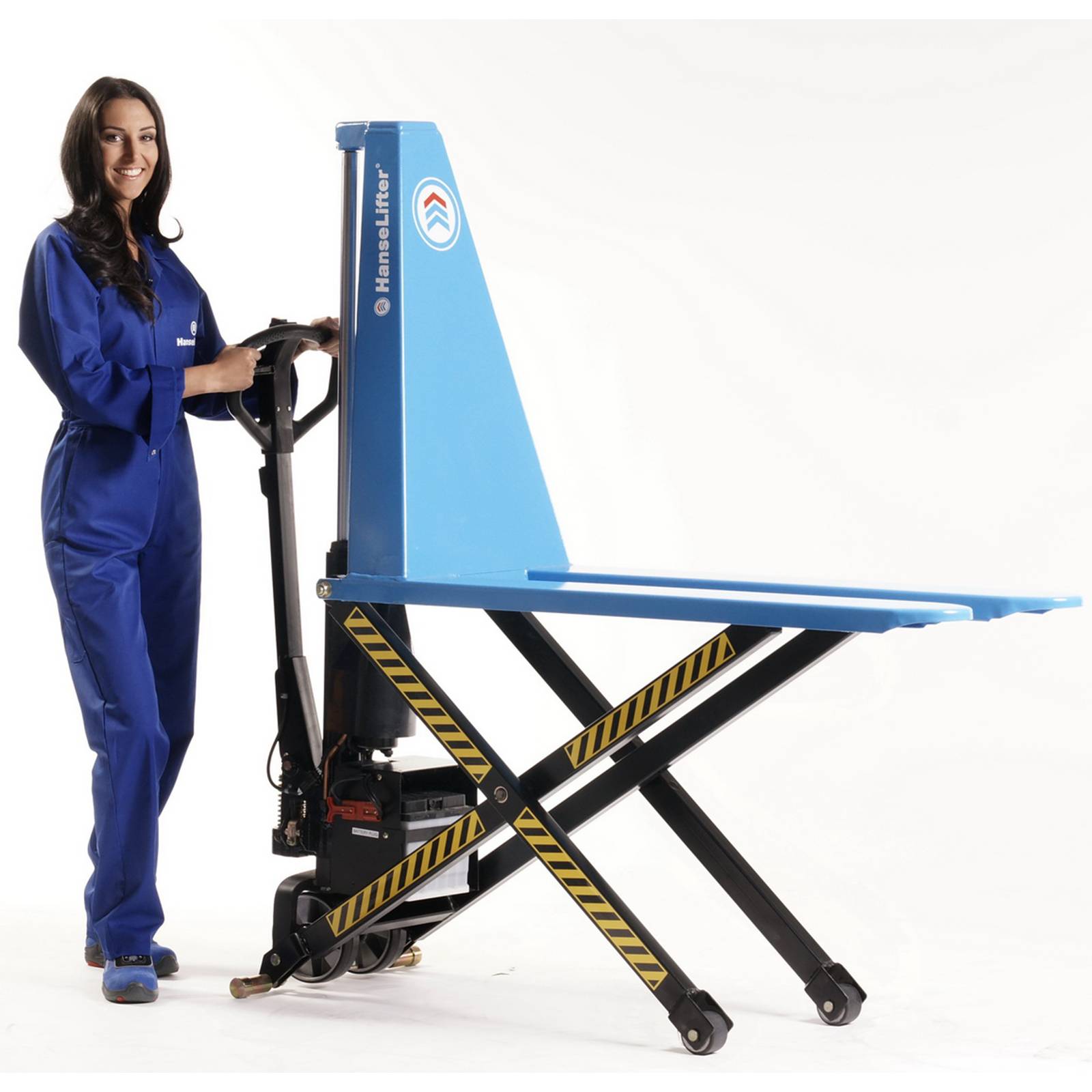 HanseLifter Scherenhubwagen E-JF mit Hubmotor Hubhöhe 800mm Tragfähigkeit 1000 kg