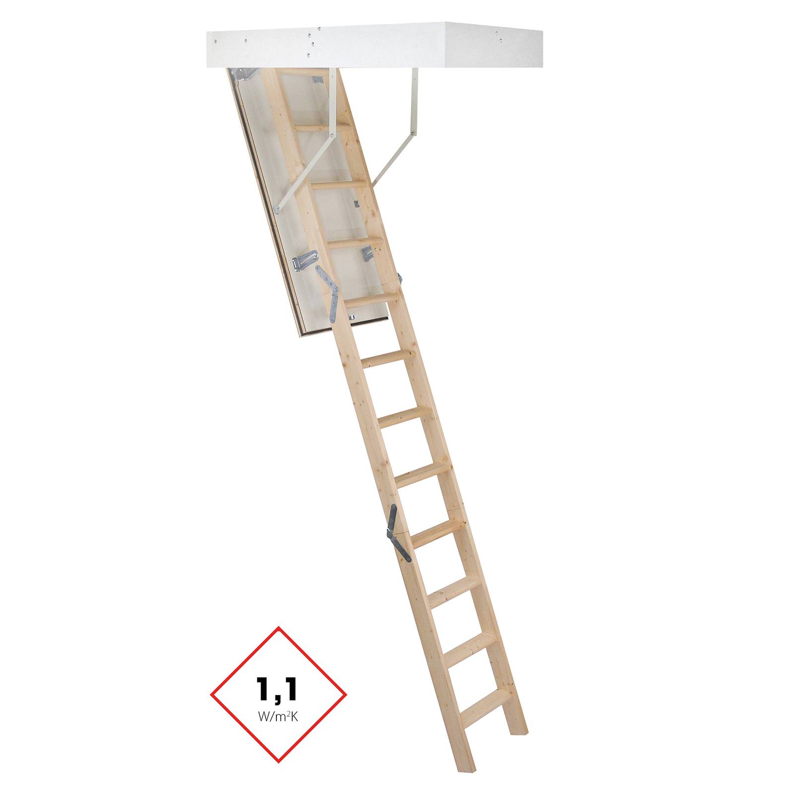 Minka Dachbodentreppe McStep Thermo 33 zur Selbstmontage 110x70cm Raumhöhe 280cm