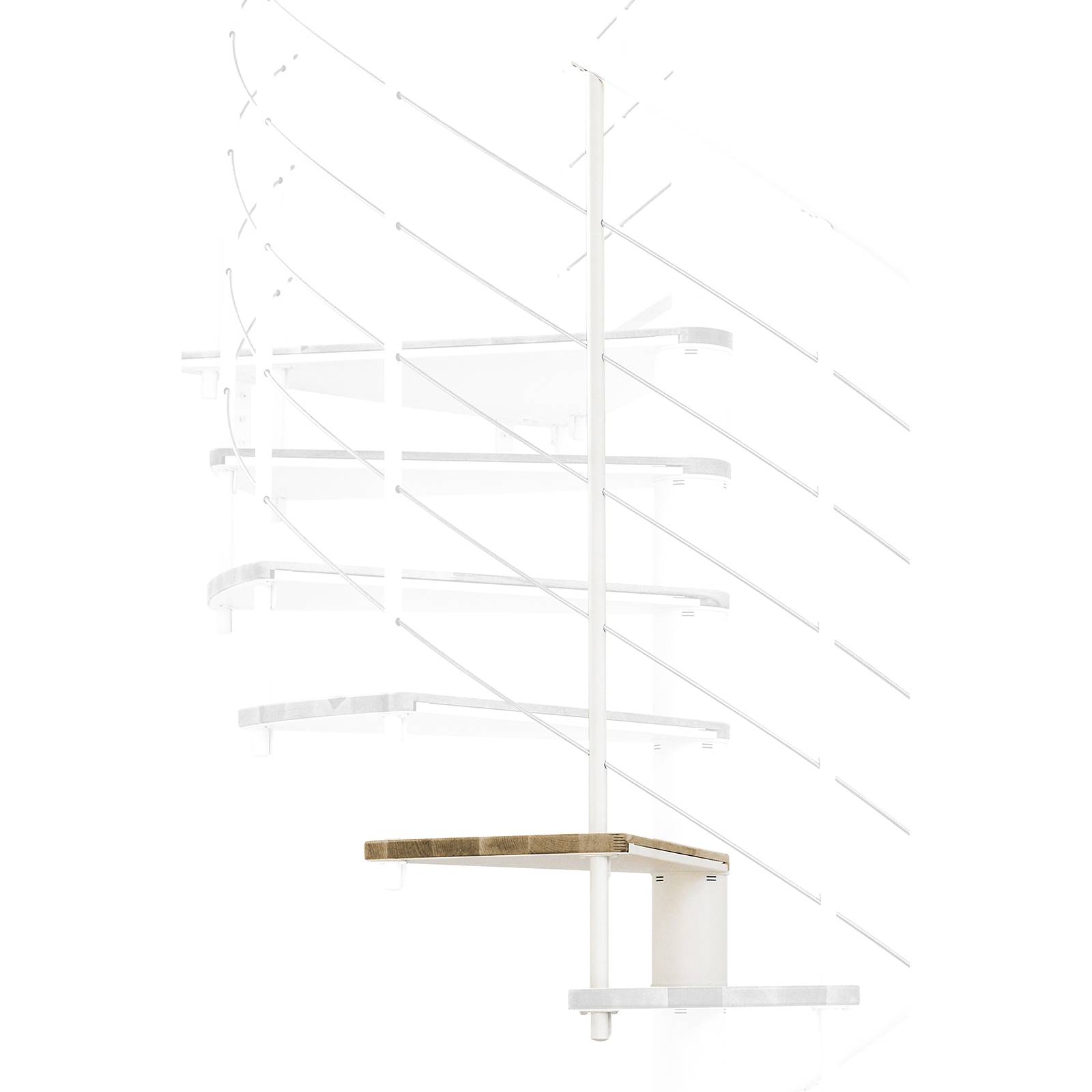 Minka Höhenerweiterung für Fusion 120cm Durchmesser Eiche Weiß
