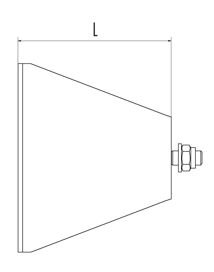 Hailo Wandhalter-Unterkonstruktion 330mm (290-330mm WDVS) Edelstahl/Stahl