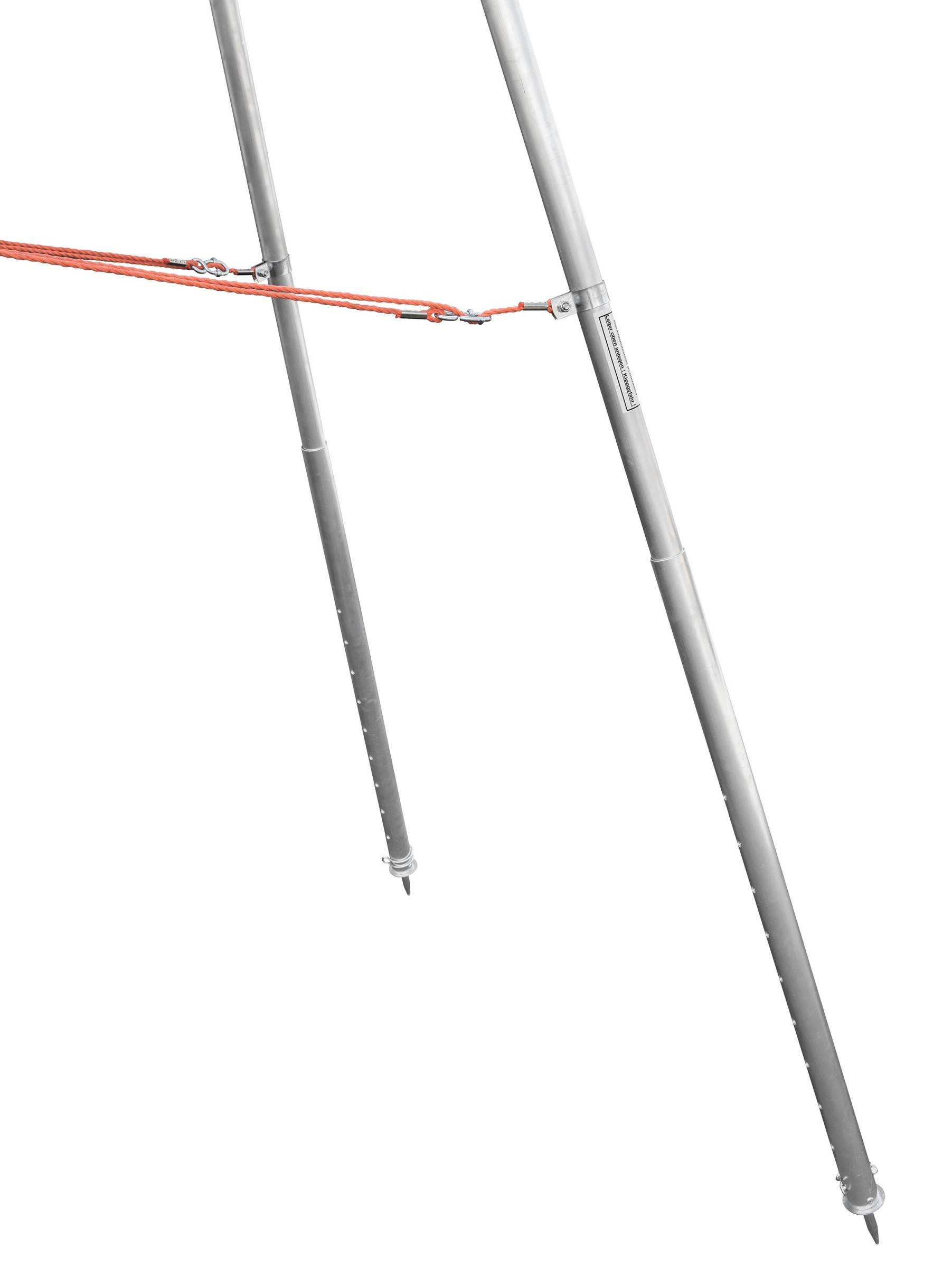 Siedra Obstbaumleiter mit ausziehbaren Stützen 16 Sprossen