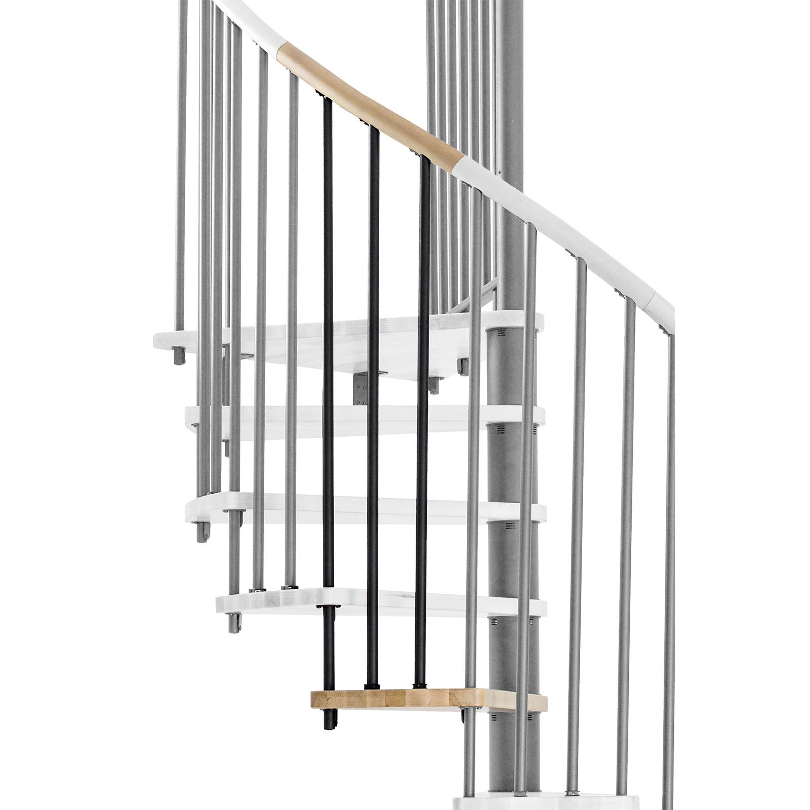 Minka Höhenerweiterung für Spiral Wood 120cm Durchmesser Eiche Schwarz