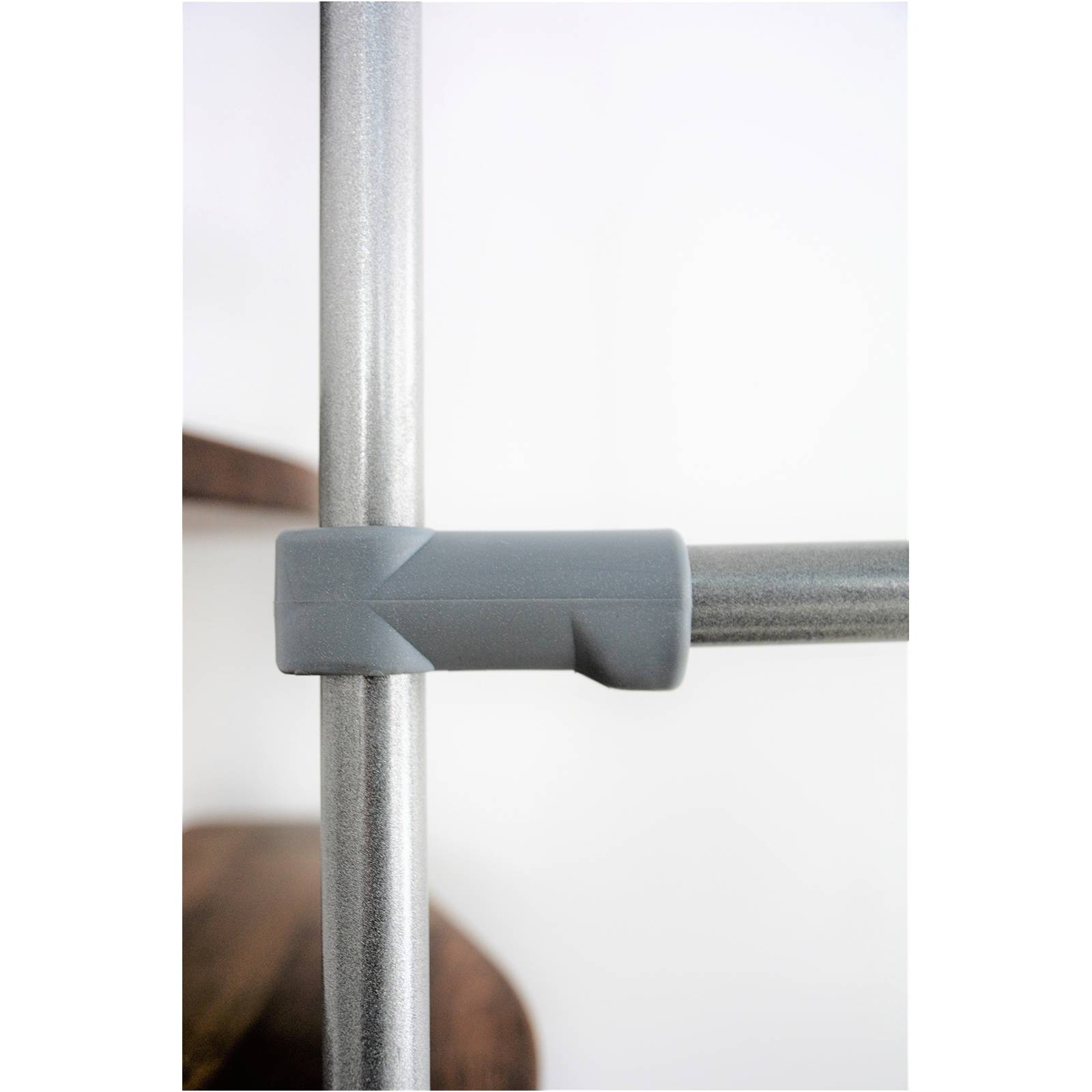 Minka Mittelholmtreppe Monaco 35 - 293,8cm Geschosshöhe Walnuss Grau