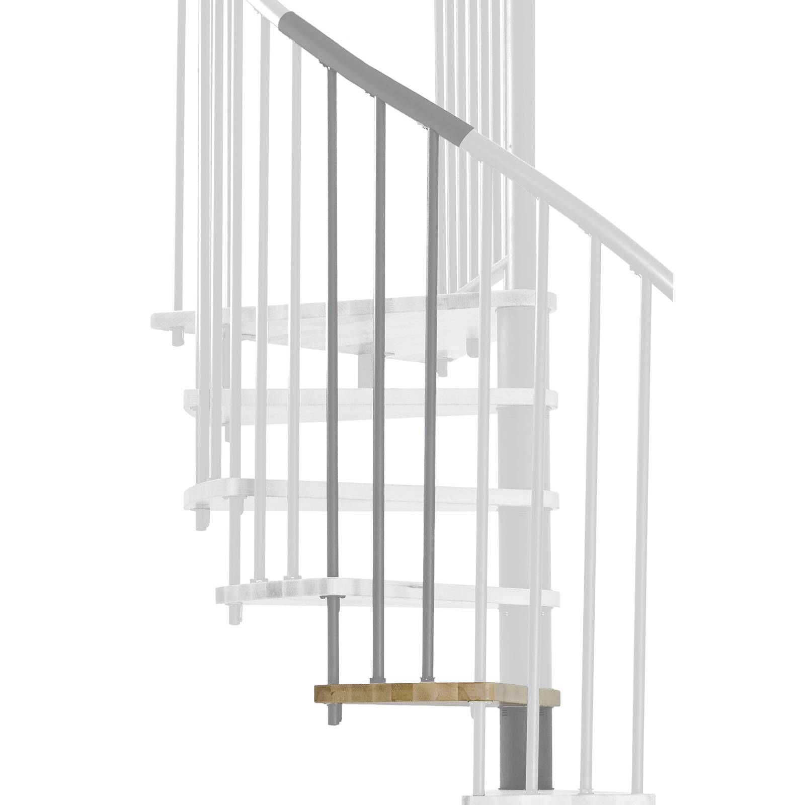 Minka Höhenerweiterung für Spiral Effect 140cm Durchmesser Eiche Grau