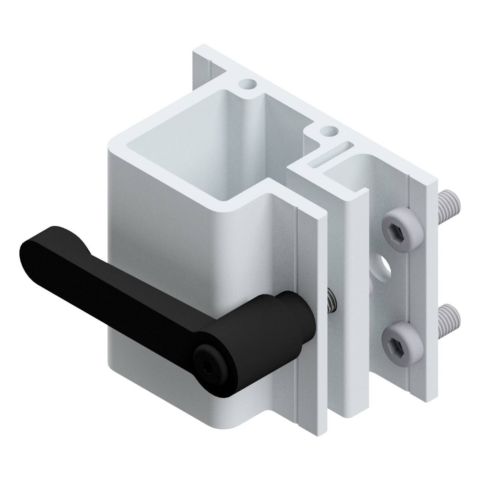 Hymer Geländerhalter mit Klemmhebel für Stufenaufstiege und Treppen 2er-Set