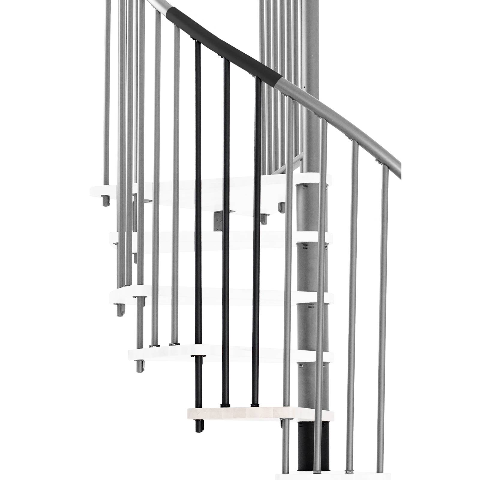 Minka Höhenerweiterung für Spiral Effect 120cm Durchmesser Weiß Schwarz