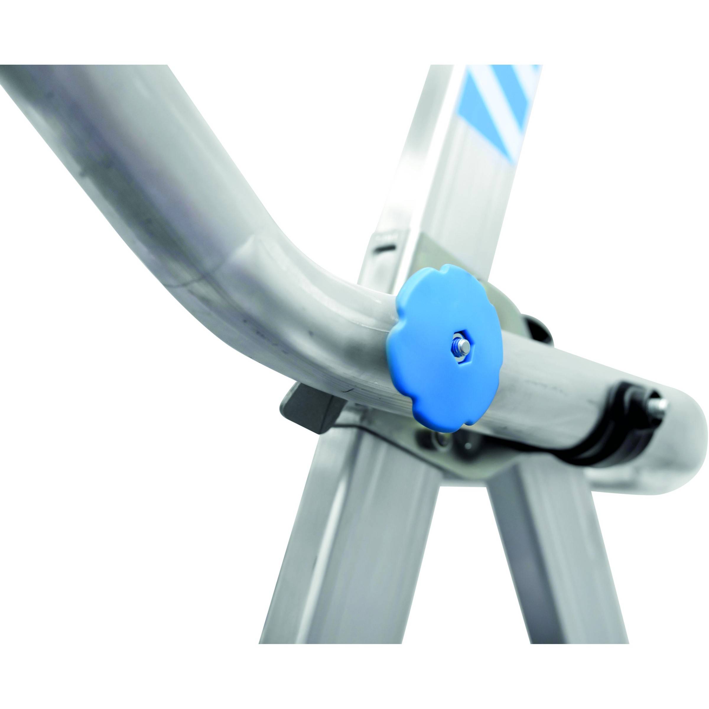 Zarges fahrbar gebördelte Teleskop Plattformleiter ZAP SAFEMASTER MAX S 7 Stufen