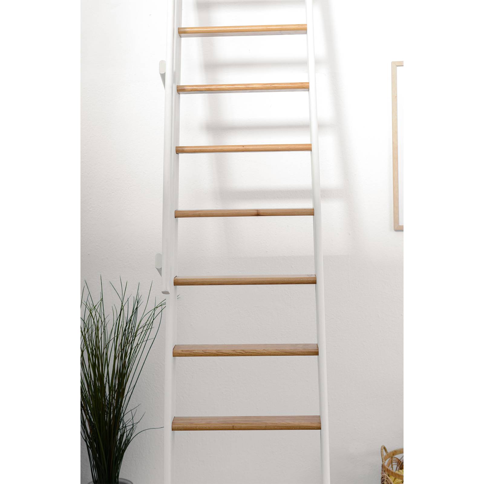 Minka Wangentreppe Flexiblo 300cm max. Geschosshöhe Eiche Weiß