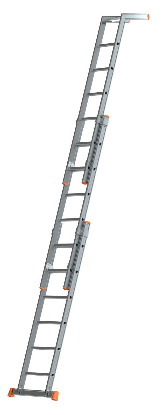 Siedra Plakatleiter 116 mit unlösbarer Bördelung 3x10 Sprossen