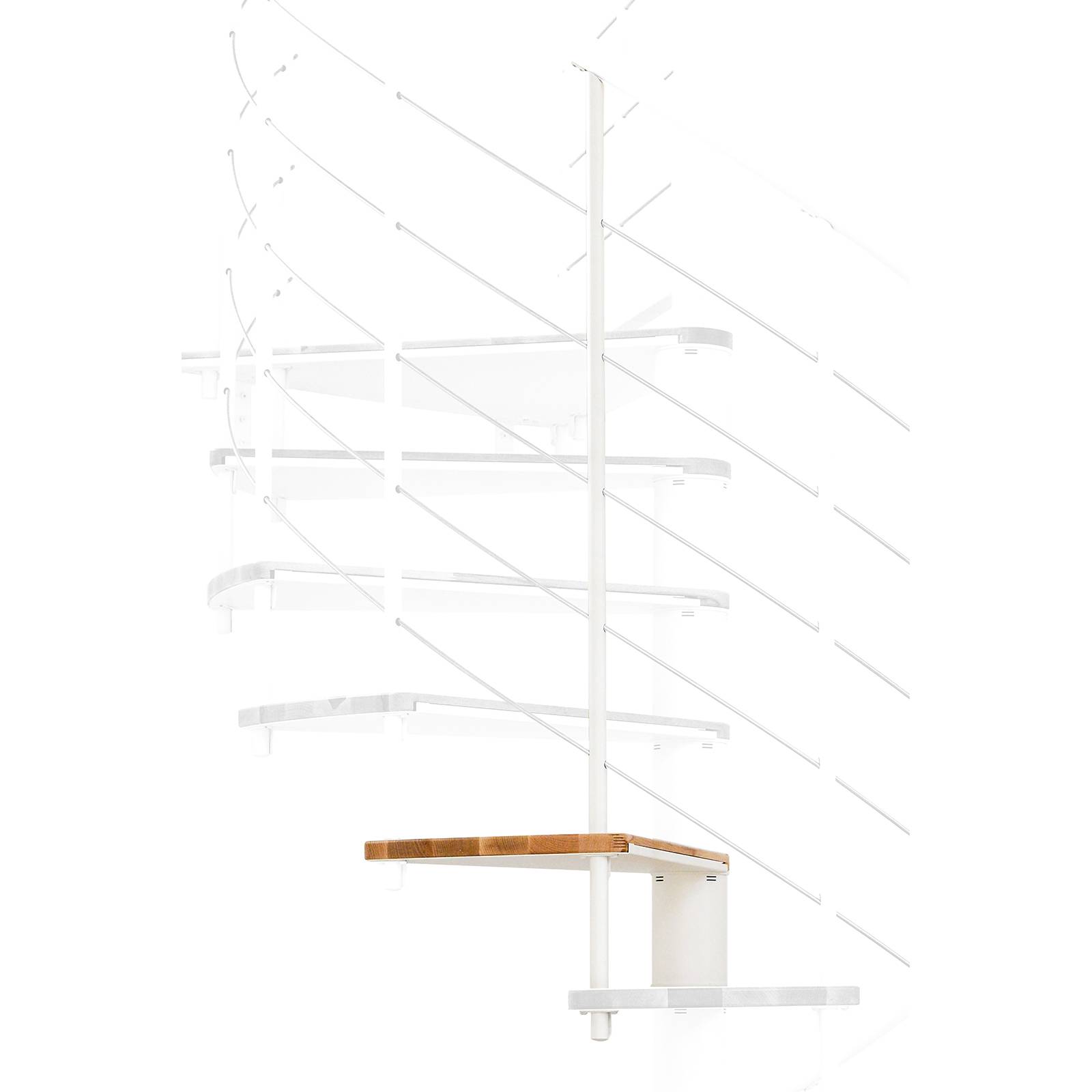 Minka Höhenerweiterung für Fusion 140cm Durchmesser Buche Weiß