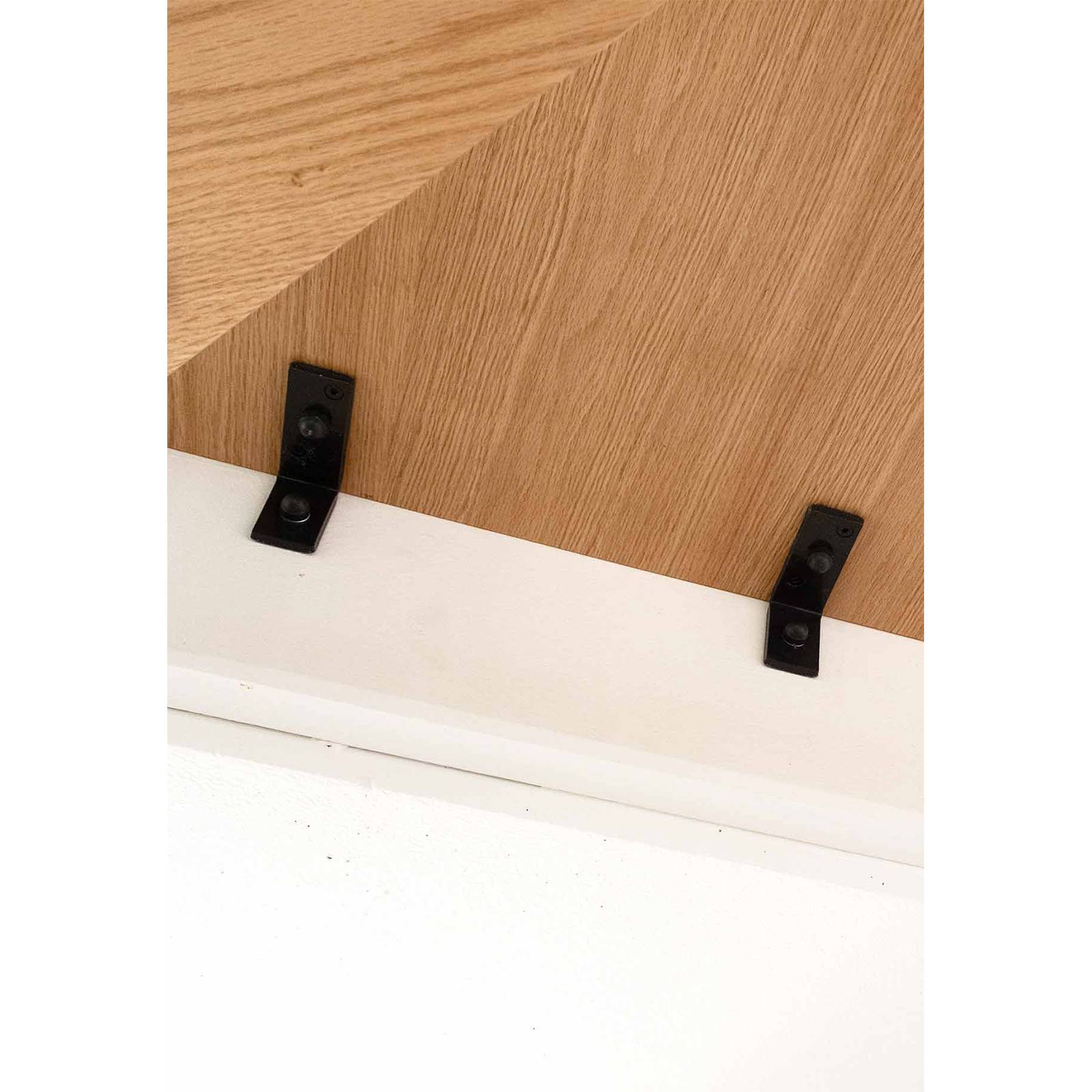 Dolle Spindeltreppe Montreal Eiche/anthrazit 252-282cm Geschosshöhe Ø120cm