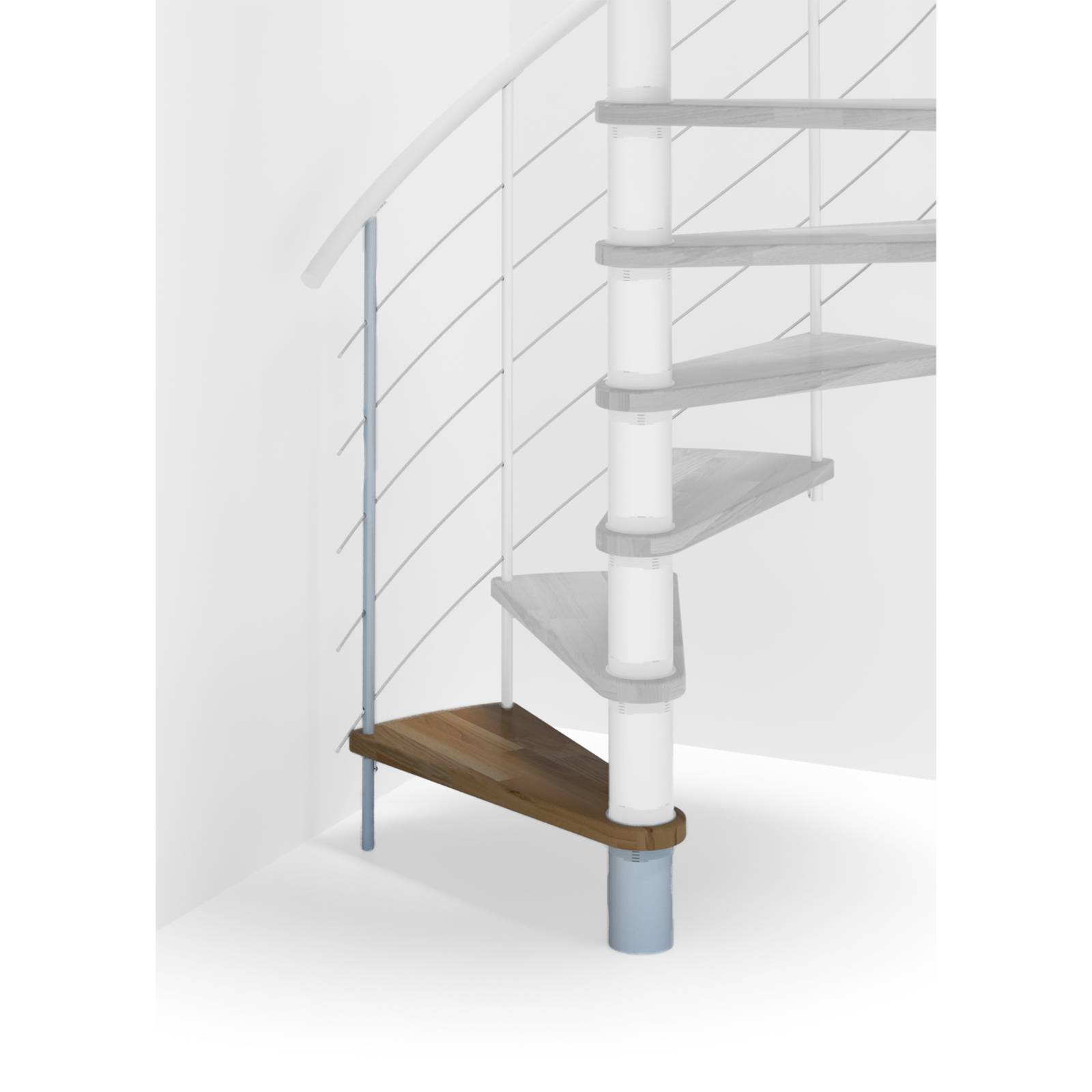 Minka Höhenerweiterung für Venezia Smart 160cm Durchmesser Eiche Weiß