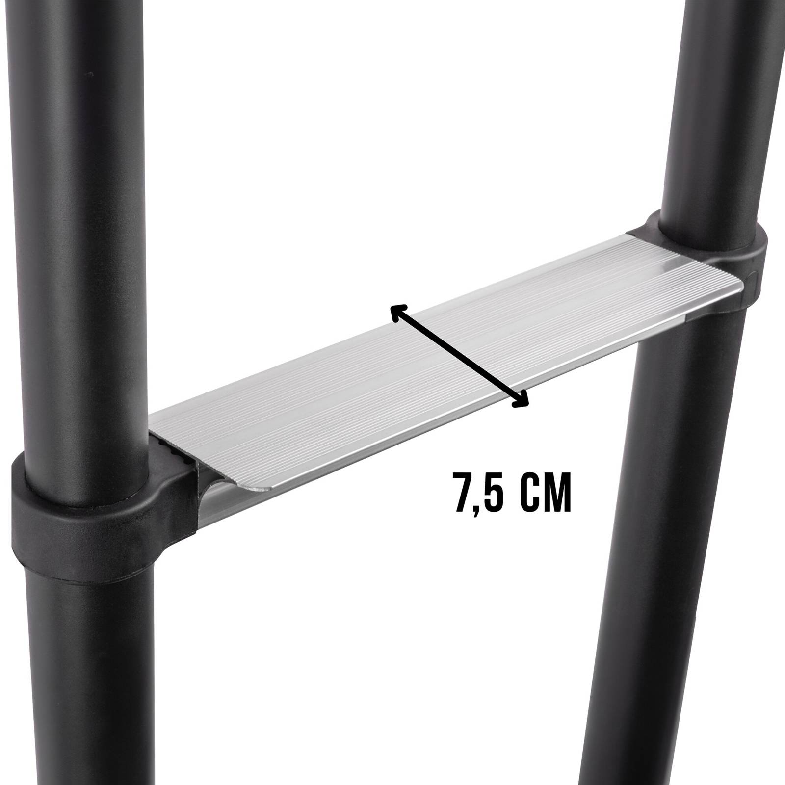 Frankana Teleskopleiter Laddy Alkoven Air von Brunner 7 Stufen