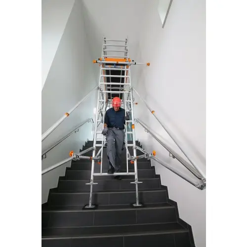 Layher Treppen-Kit für Fahrgerüst Uni Leicht mit 2 Durchgängen 5,03m AH Layher Treppen-Kit für Fahrgerüst Uni Leicht mit 2 Durchgängen 5,03m AH