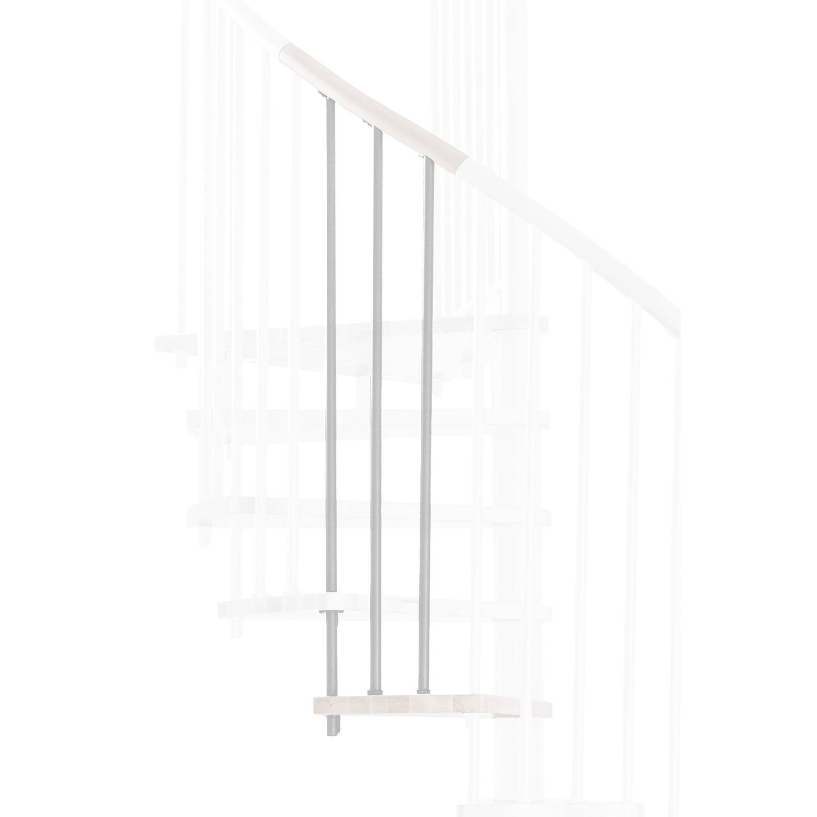 Minka Höhenerweiterung für Spiral Wood 160cm Durchmesser Weiß Weiß