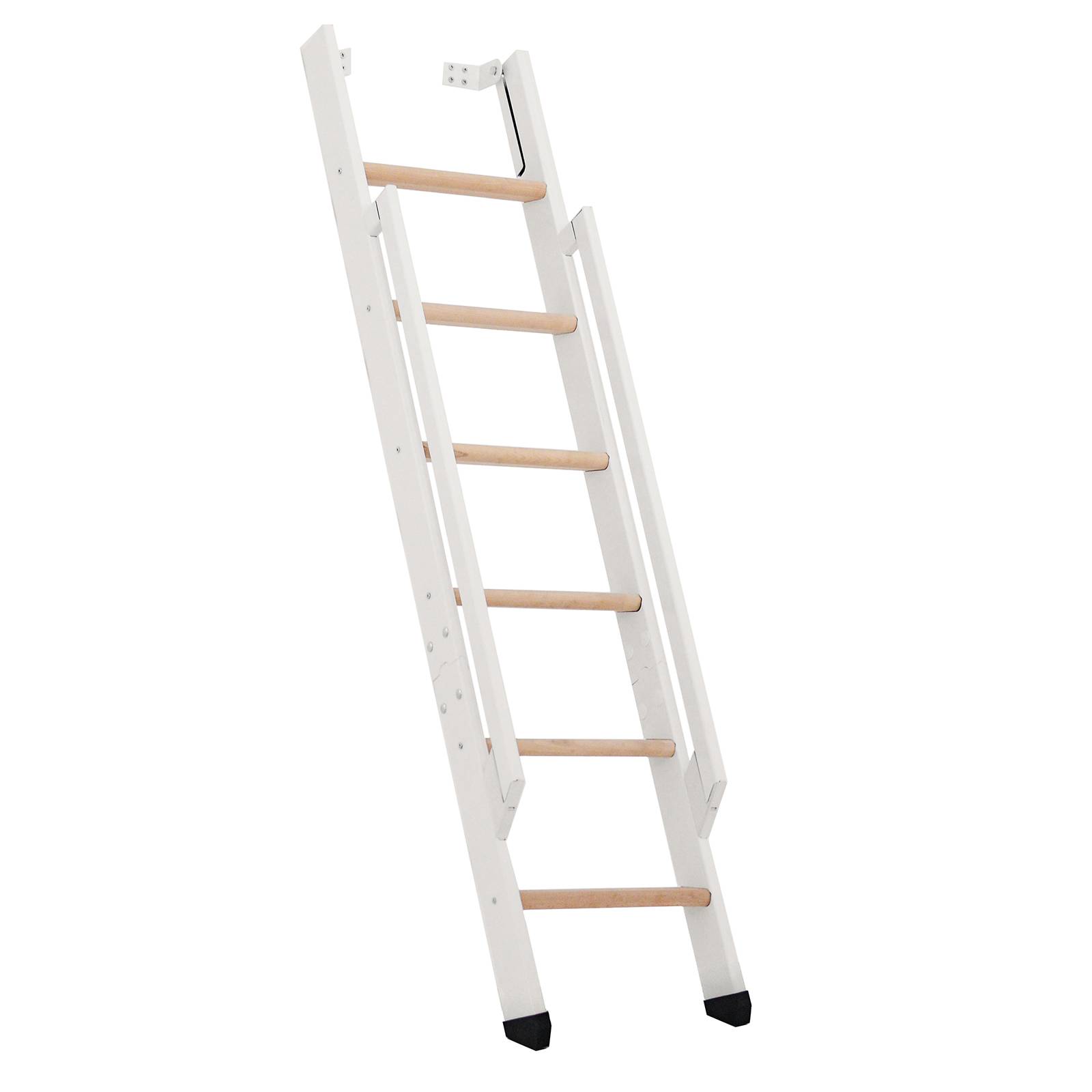 Minka Wangentreppe Strong 152cm max. Geschosshöhe Buche weiß