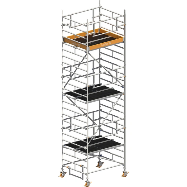 Layher Rollgerüst Uni Kompakt P2 Safety Plus mit Doppelgeländer 7,20m AH Layher Rollgerüst Uni Kompakt P2 Safety Plus mit Doppelgeländer 7,20m AH
