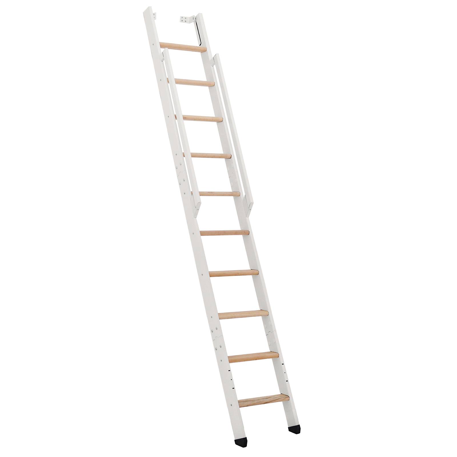 Minka Wangentreppe Strong 243cm max. Geschosshöhe Buche weiß