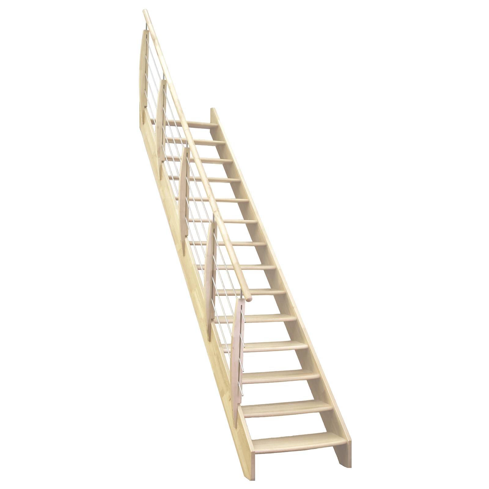 Minka Treppengeländer für die Raumspartreppen Home, Classic, Home Turn und Classic Turn Untergurte Fichte
